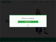 Tablet Screenshot of ergoergo.com